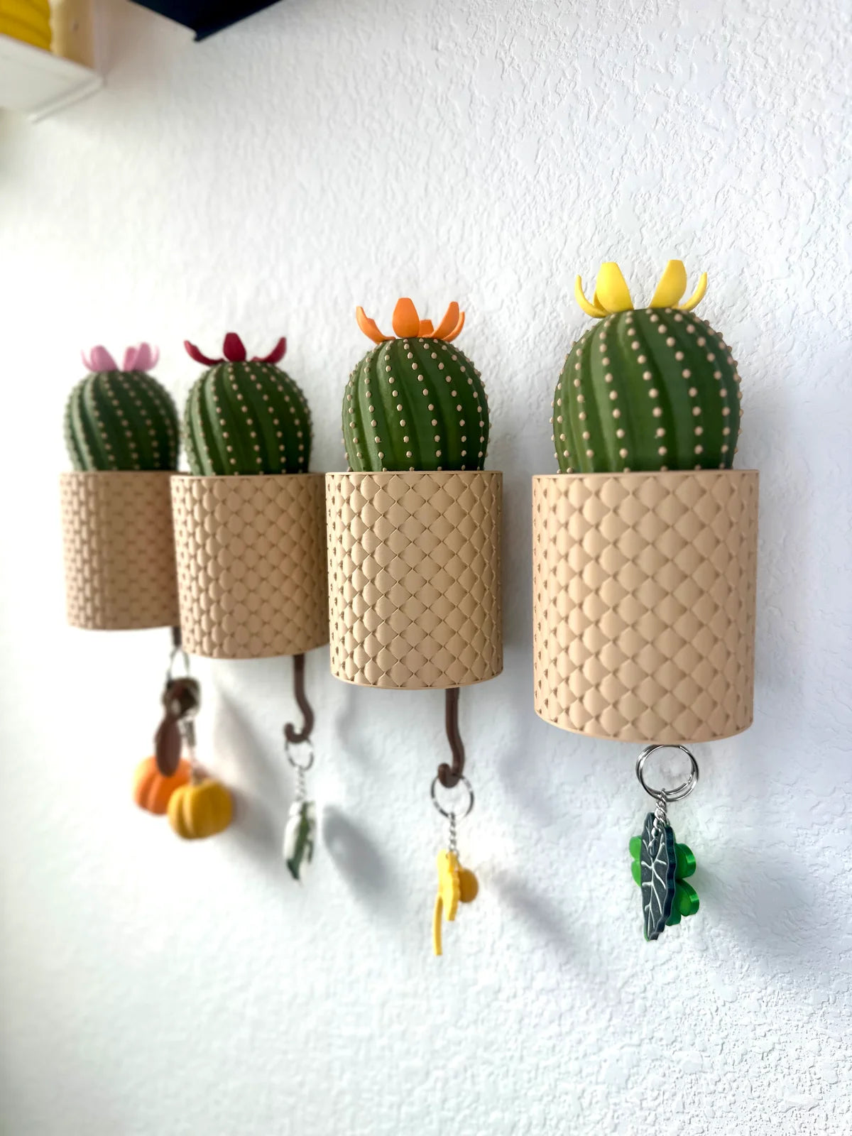 Cacti Keys - Cactus Blooming Wall Mounted Keyholder