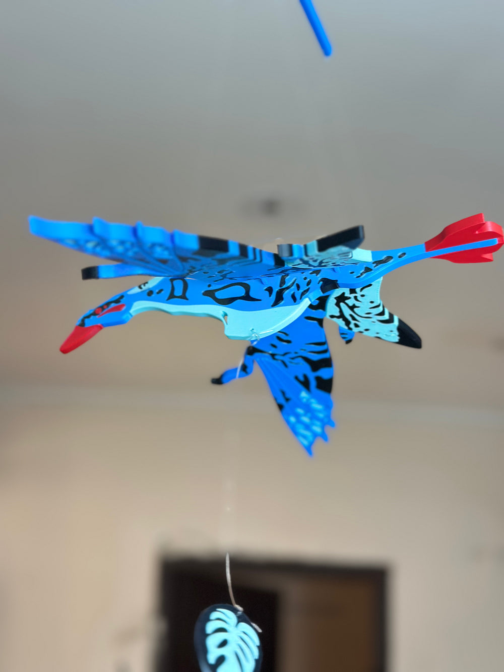 Sky Hunter Flying Ikran Avatar Creature Wind Chime – Hanging Decor for Home & Kids Room