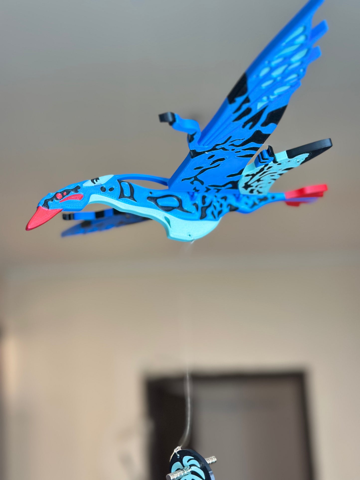 Sky Hunter Flying Ikran Avatar Creature Wind Chime – Hanging Decor for Home & Kids Room