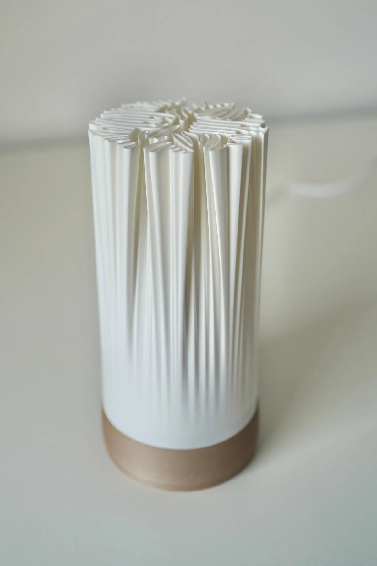 ORGANIS Minimalist Organic Table Lamp, Sculptural Shade