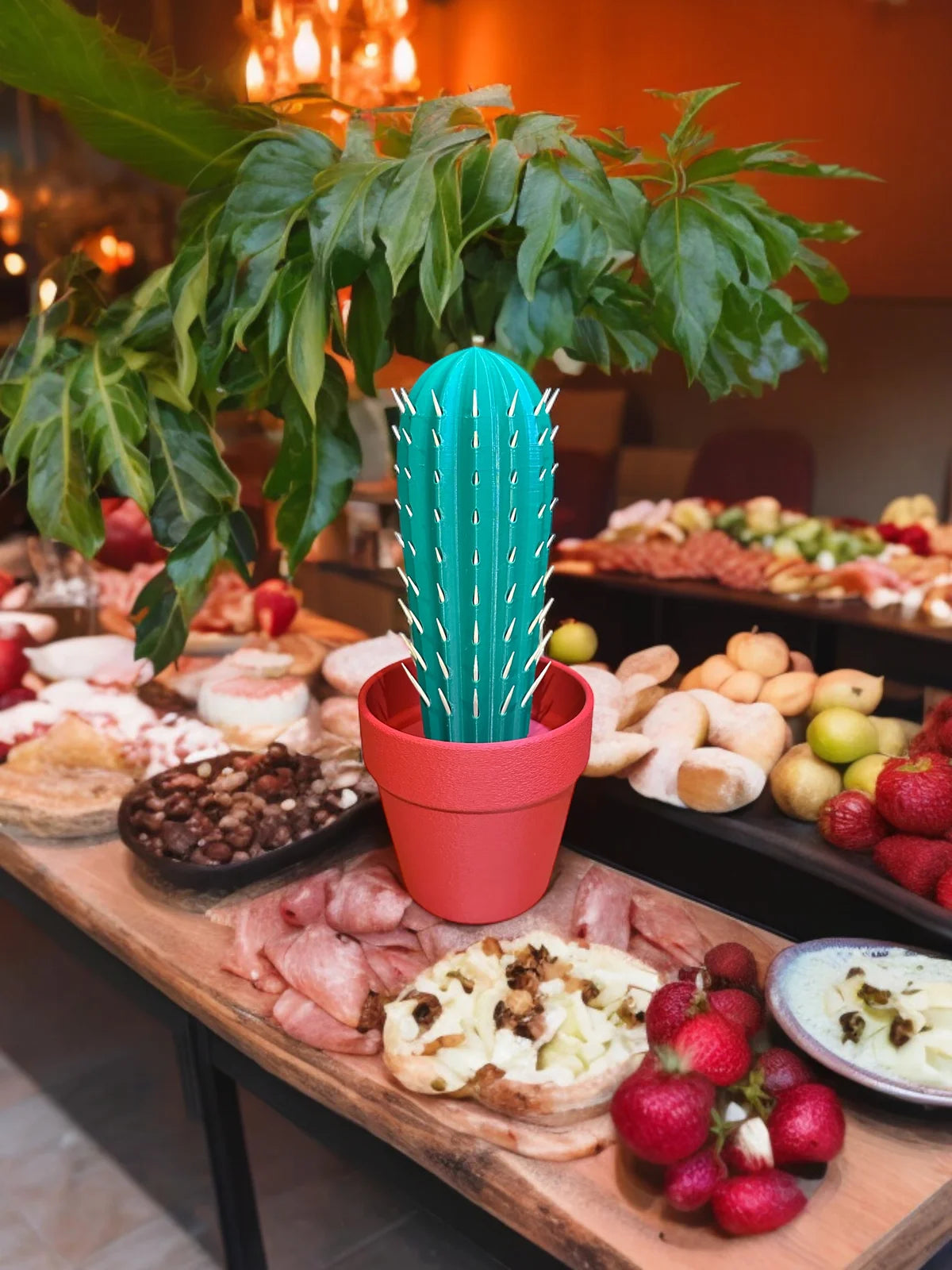 Cactus Toothpick Holder For Dining Table