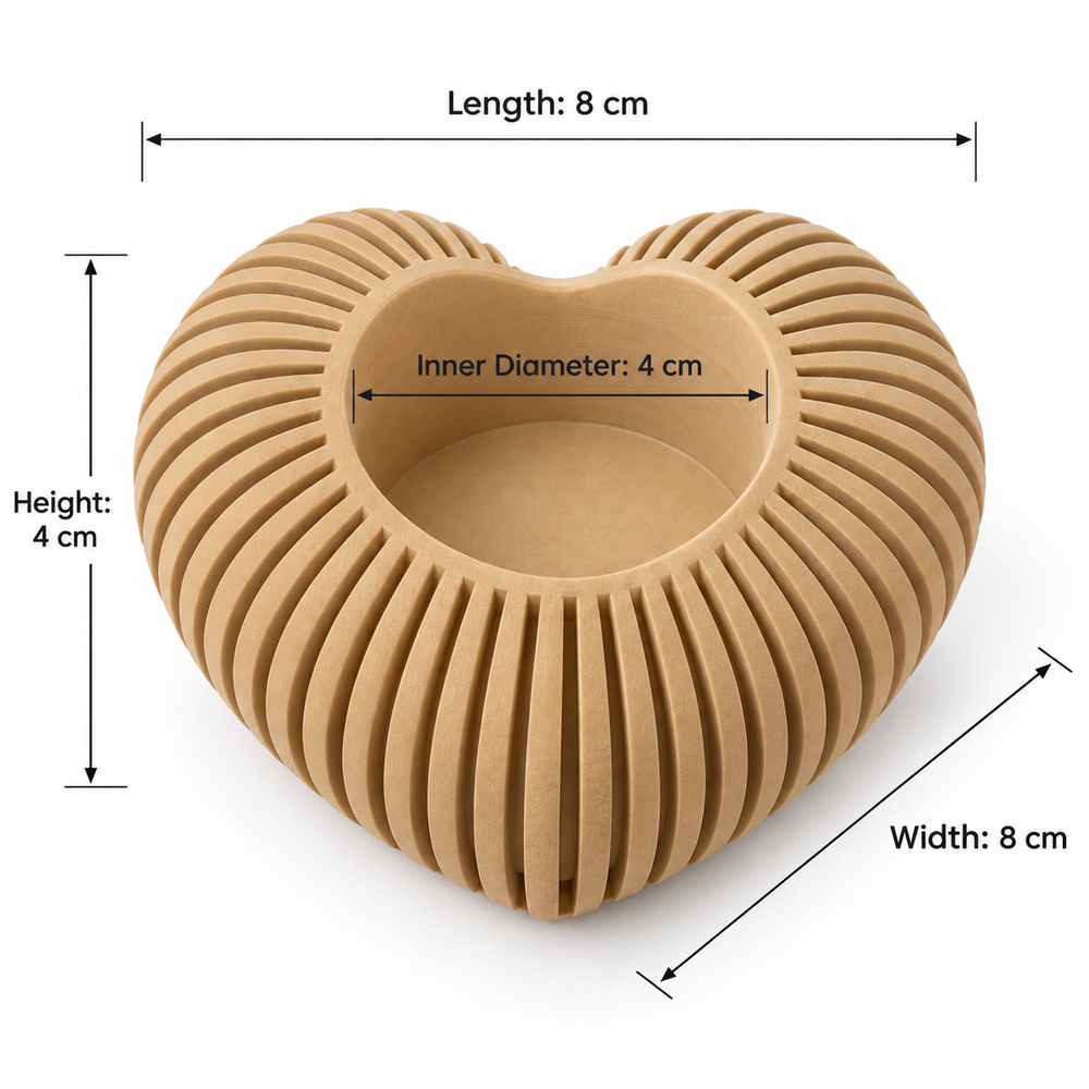 Heart LED Tealight Holder for Cozy Ambience