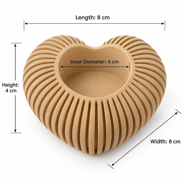 Heart LED Tealight Holder for Cozy Ambience
