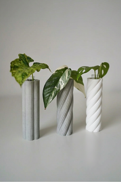 RootNest Plant Propagation Tube Vases, Test Tube Holder, Planter (Set Of 3)