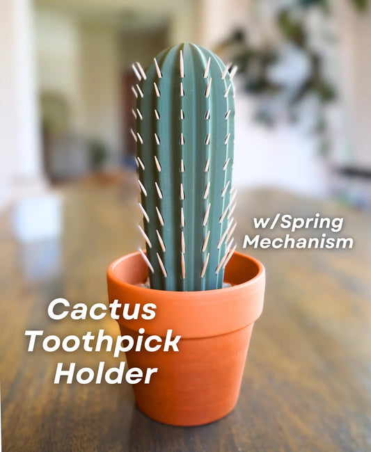 Cactus Toothpick Holder For Dining Table
