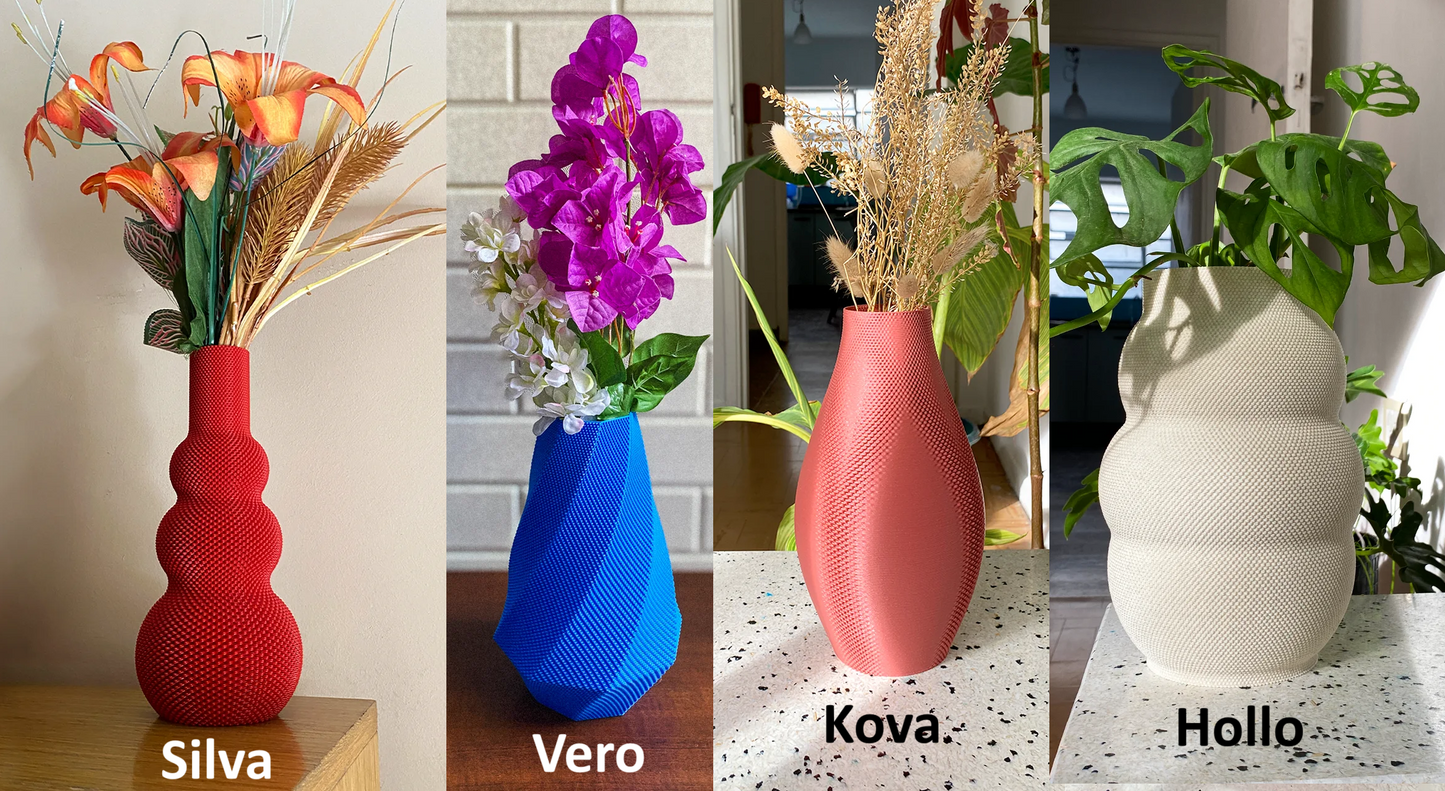 Flower Vases & Planters (Vero, Hollo, Kova, Silva)