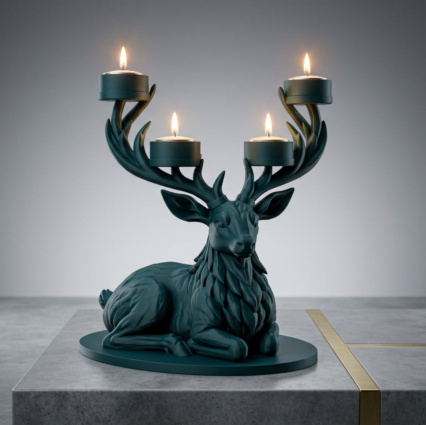 Deer Led Tealight Holder