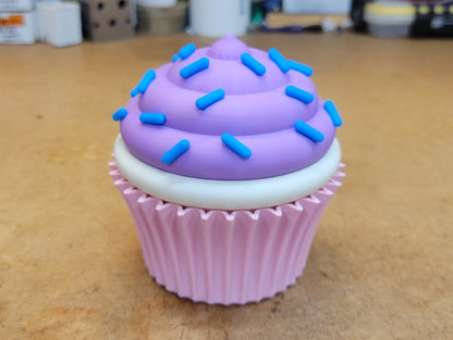Cup Cake Container - Two Part Storage