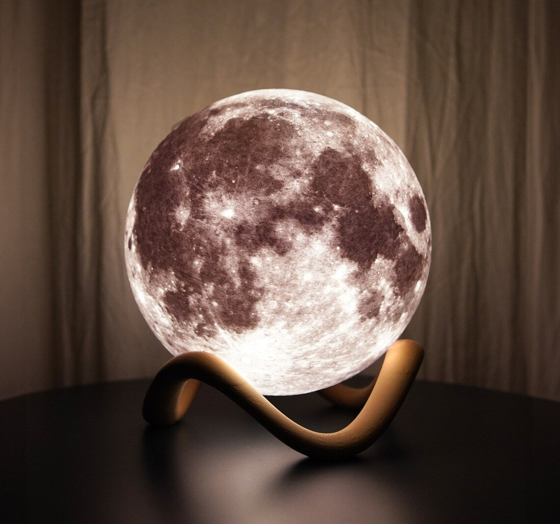Premium Moon Lamp | Lithophane Night Light - Ideal Home Decor