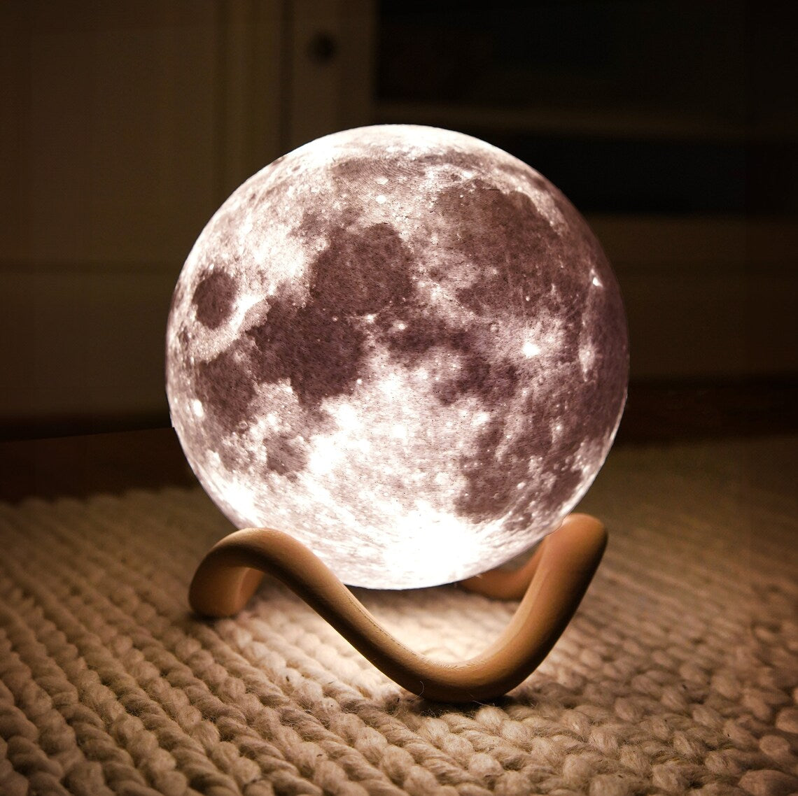 Premium Moon Lamp | Lithophane Night Light - Ideal Home Decor