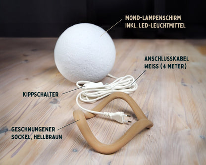 Premium Moon Lamp | Lithophane Night Light - Ideal Home Decor