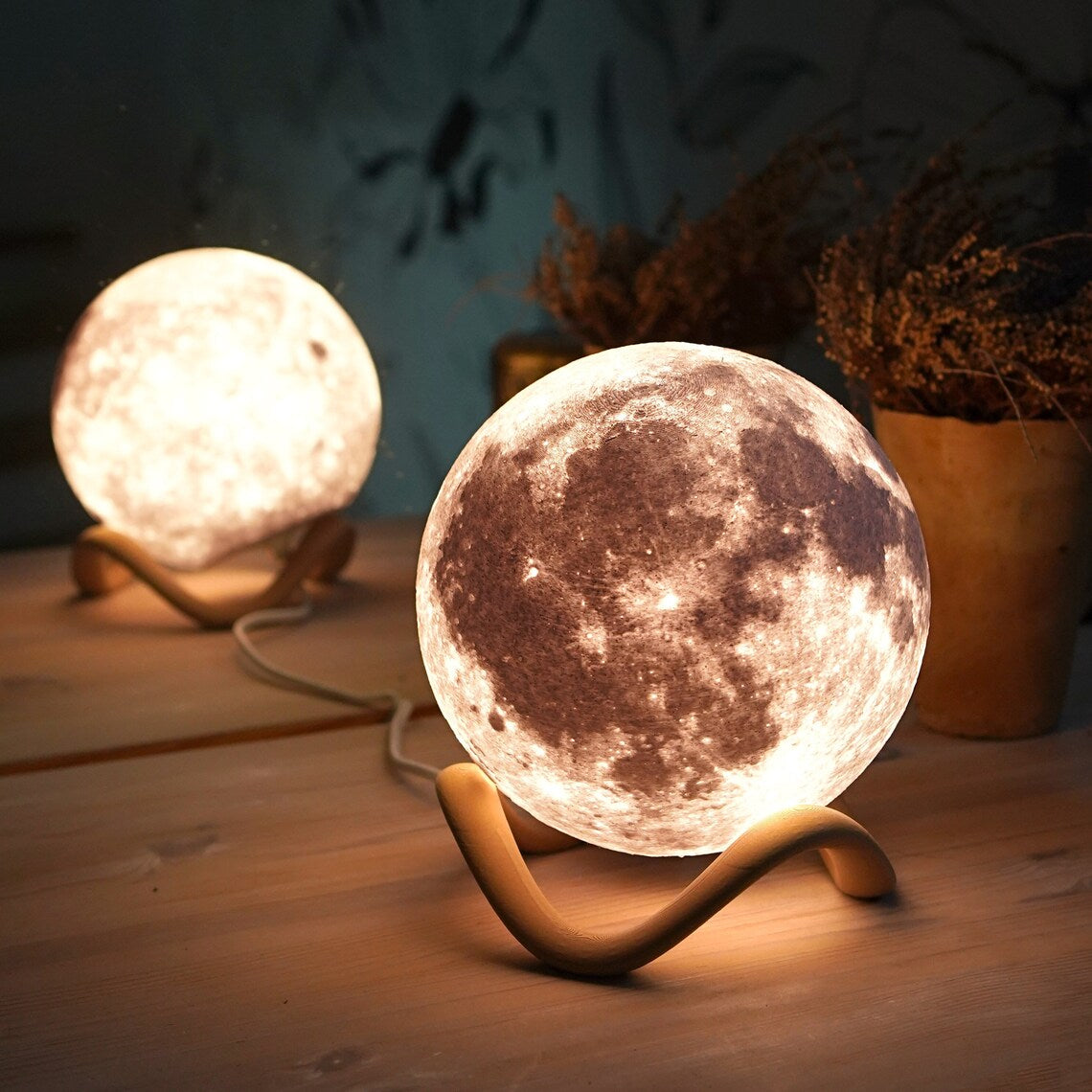 Premium Moon Lamp | Lithophane Night Light - Ideal Home Decor
