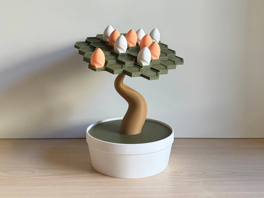 Balance Table Game "BONSAI" for two – Bonsai Tree Design – Board Game – Plant Game – Gift for Plant Lovers