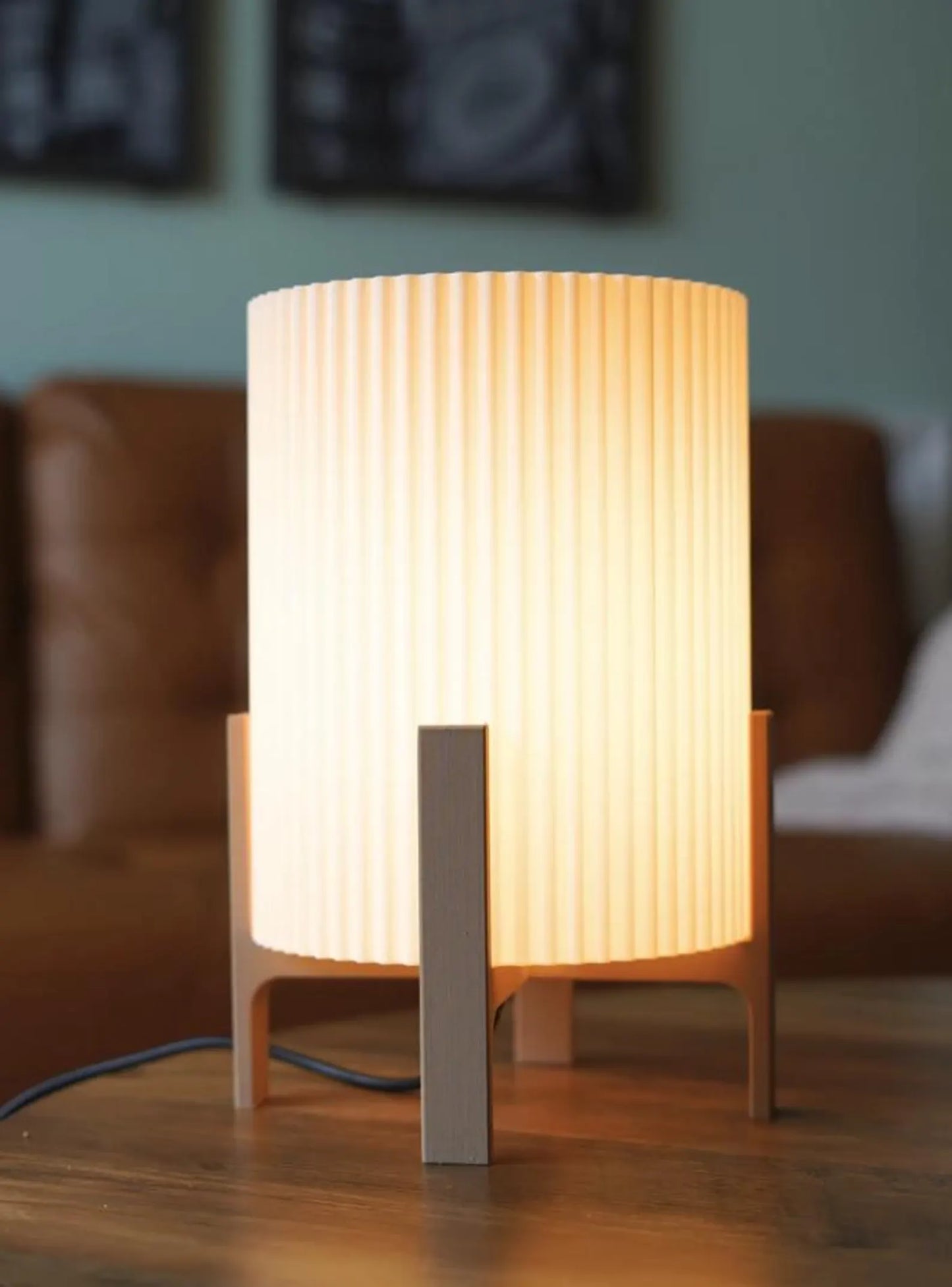 Alder Table Lamp, Sculptural Shade, App-Controlled (16M Colours)