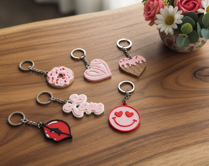 Love Keychains - Valentines Day Gift (Set Of 7)