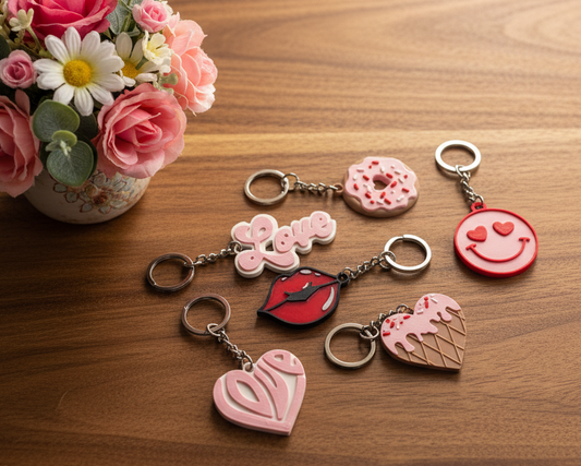 Love Keychains - Valentines Day Gift (Set Of 7)