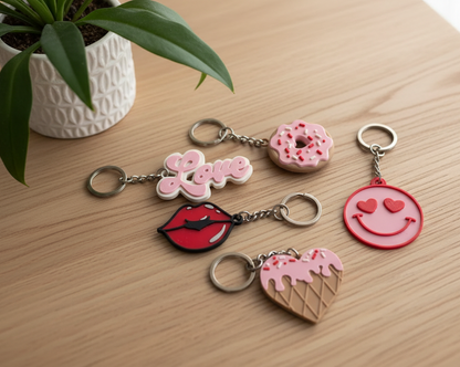 Love Keychains - Valentines Day Gift (Set Of 7)