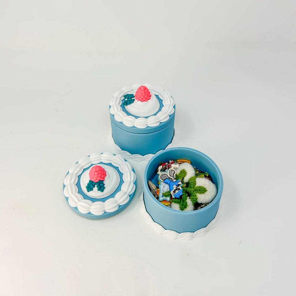 Vanilla Creamy Cake Container - Jewelry Box and Gift Holder