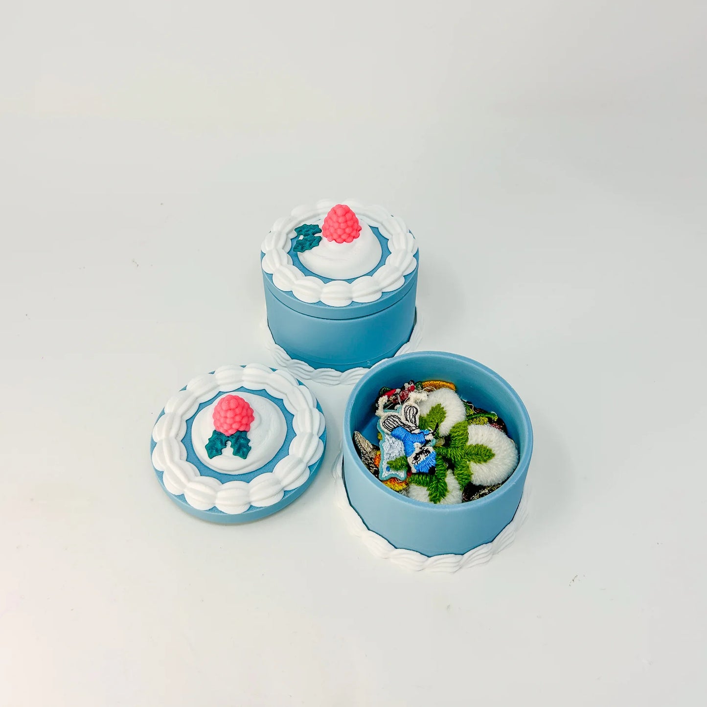 Vanilla Creamy Cake Container - Jewelry Box and Gift Holder