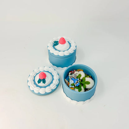 Vanilla Creamy Cake Container - Jewelry Box and Gift Holder