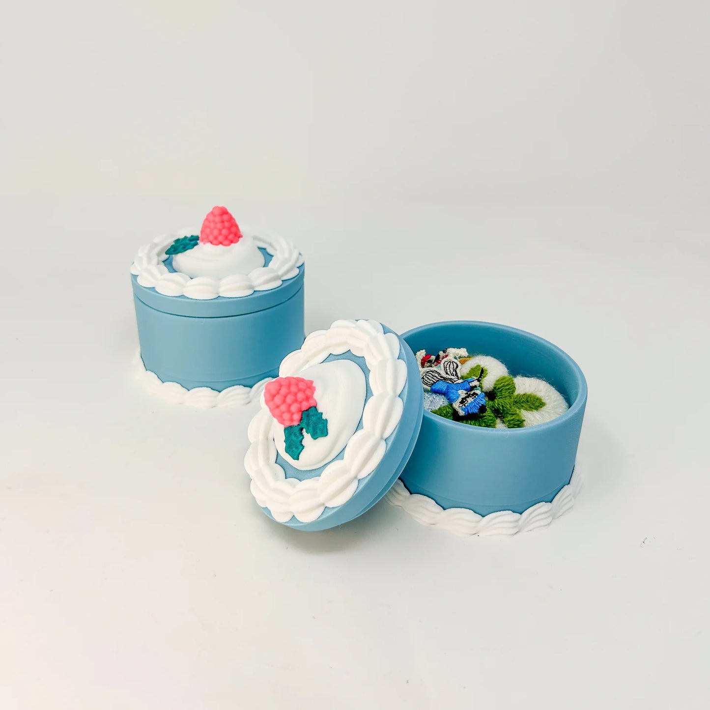 Vanilla Creamy Cake Container - Jewelry Box and Gift Holder