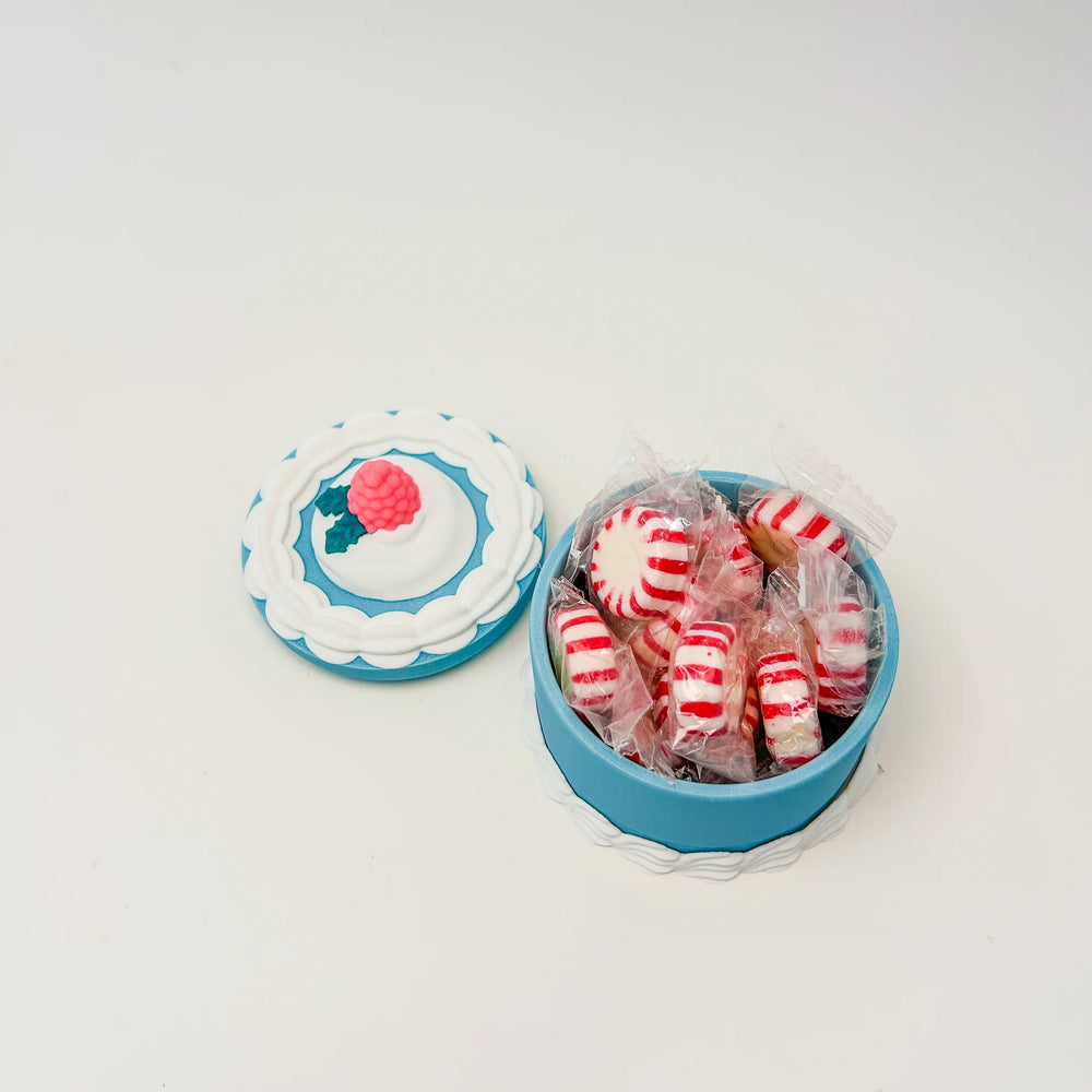 Vanilla Creamy Cake Container - Jewelry Box and Gift Holder