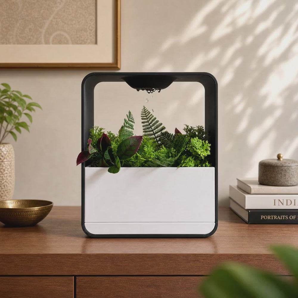 Cloud XL Self-Watering Desk Planter Vase with Drip Tray