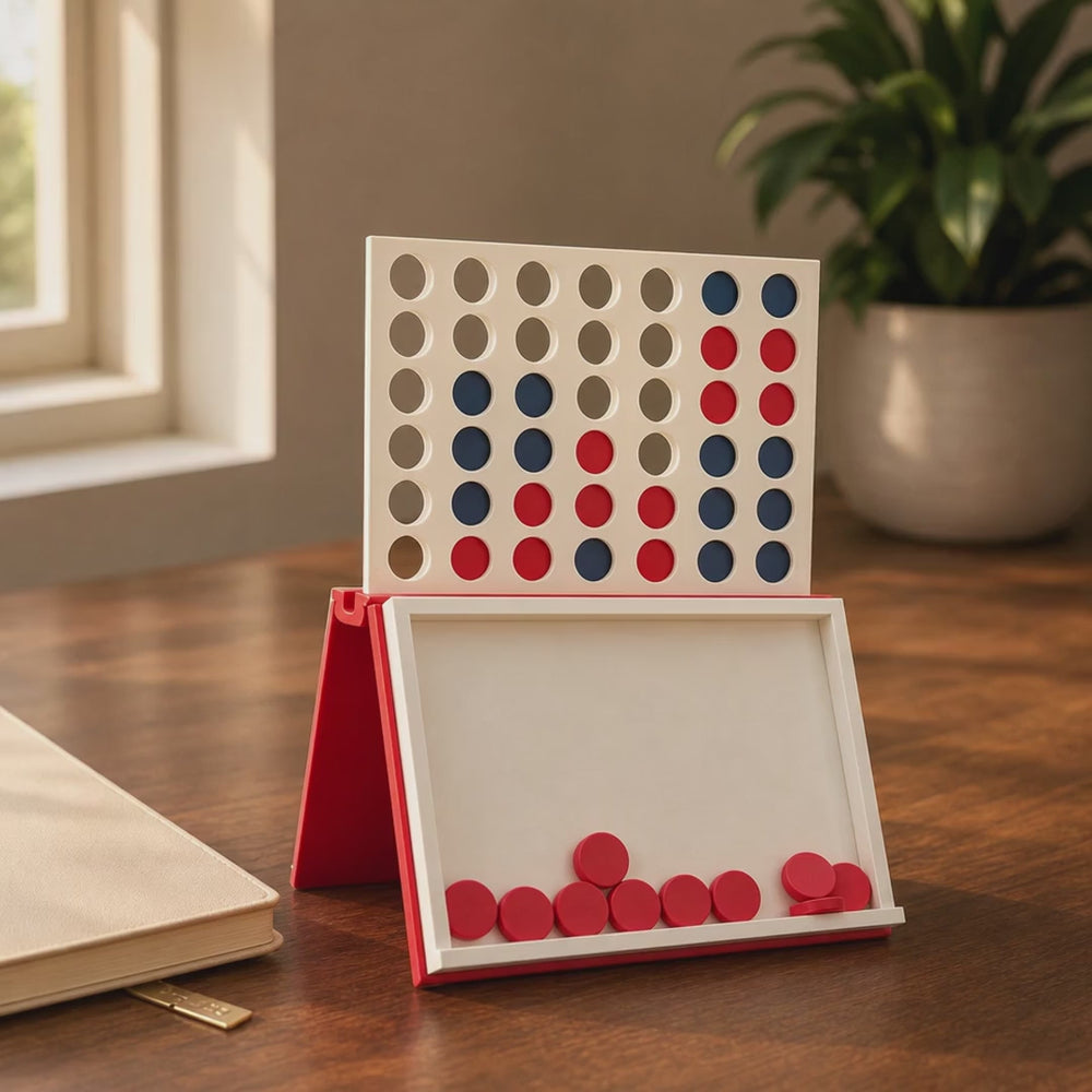 PlayBook'd Four in a Row Book Game - Board Game Gift