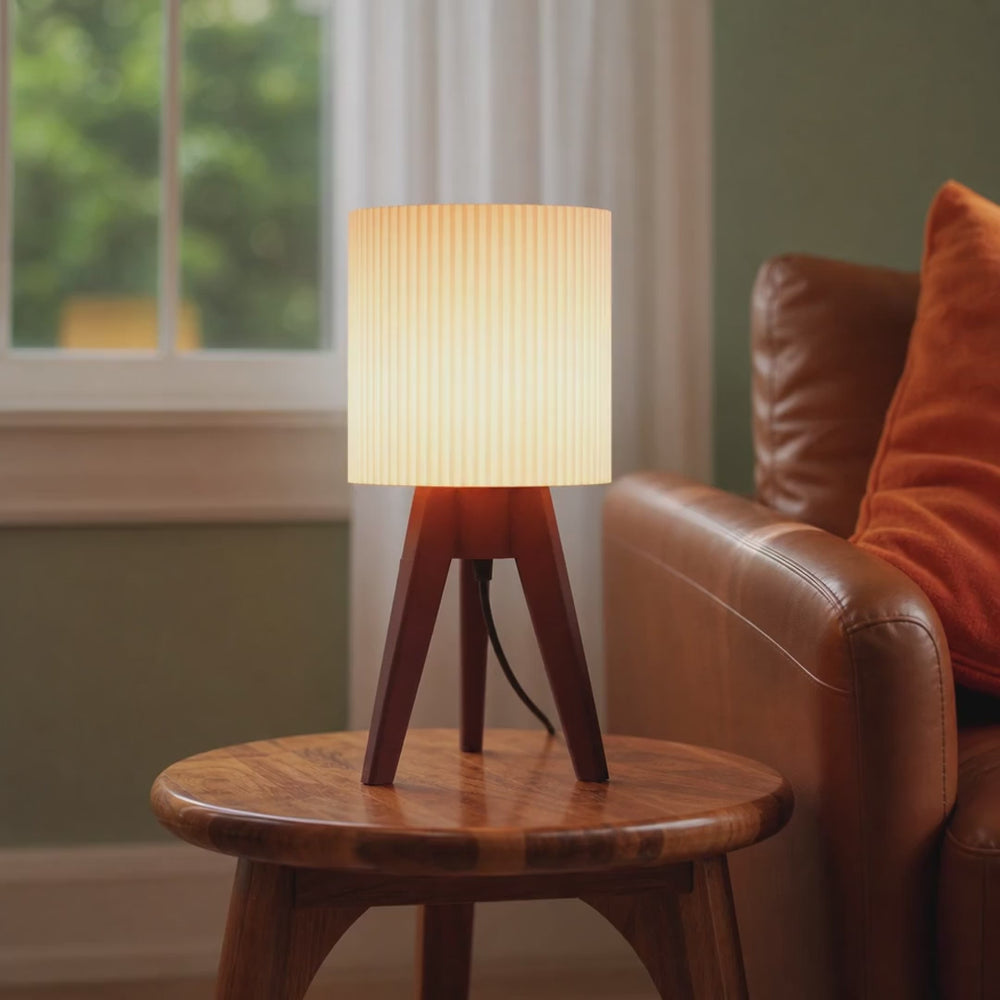 Elowen Table Lamp, Sculptural Shade, App-Controlled (16M Colours)