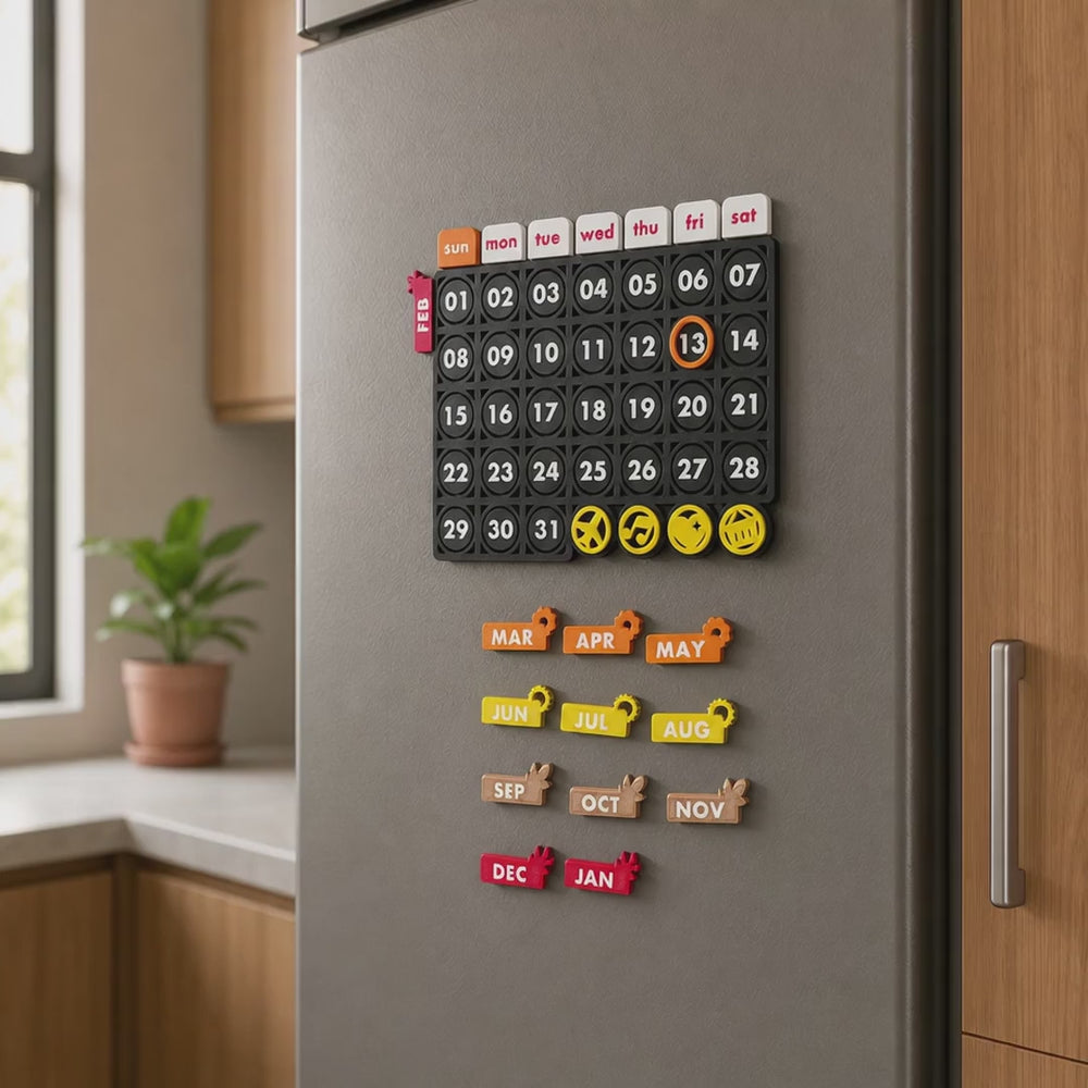 Magnetic Fridge Calendar