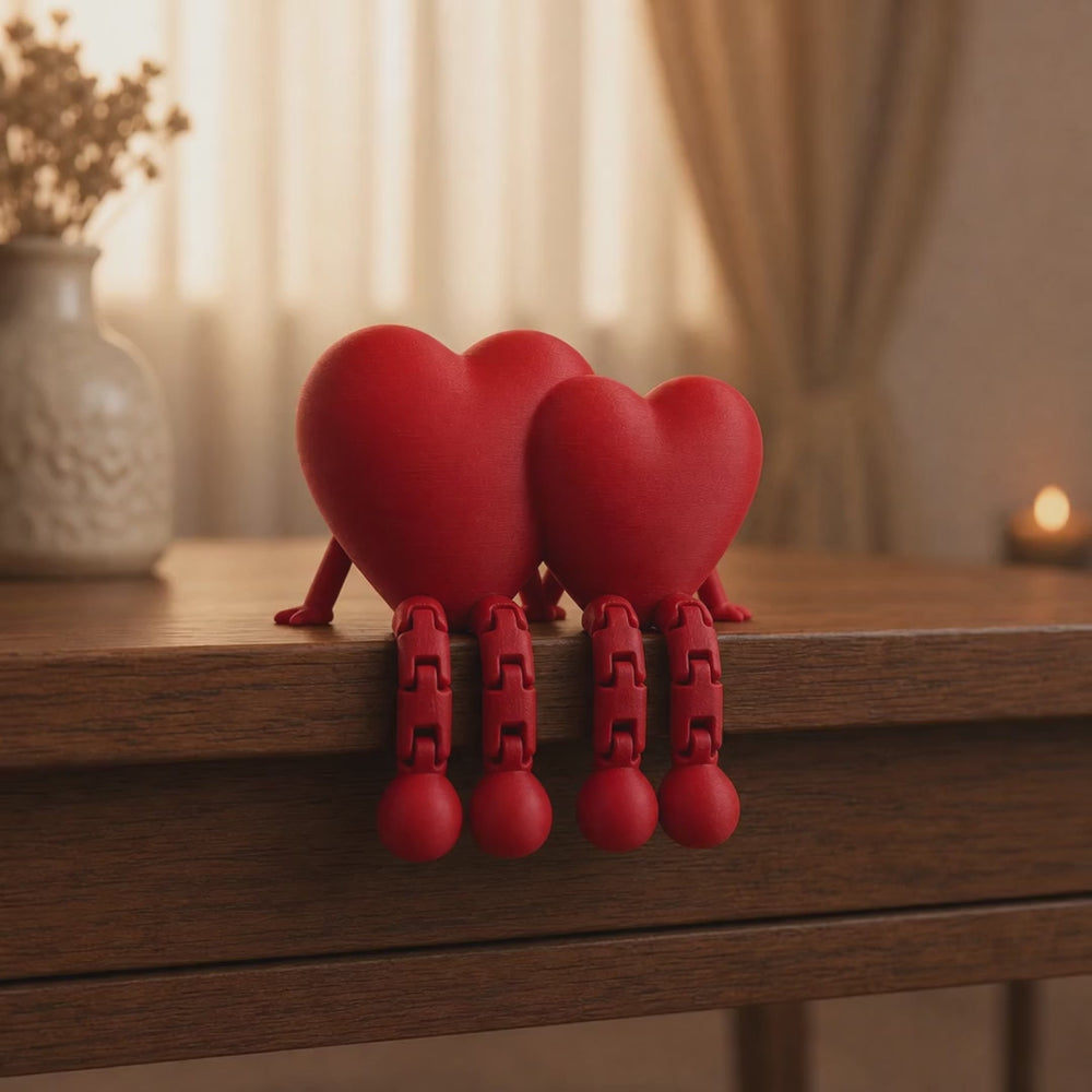 Forever In Love Articulated Heart - Valentine Gift Item